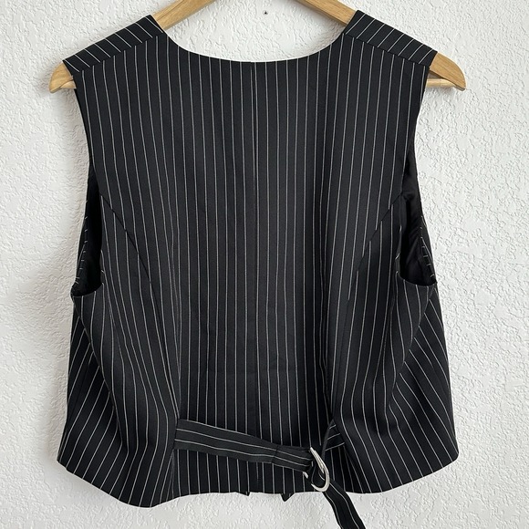 LALA Black Pinstripe Vest - Picture 8 of 12